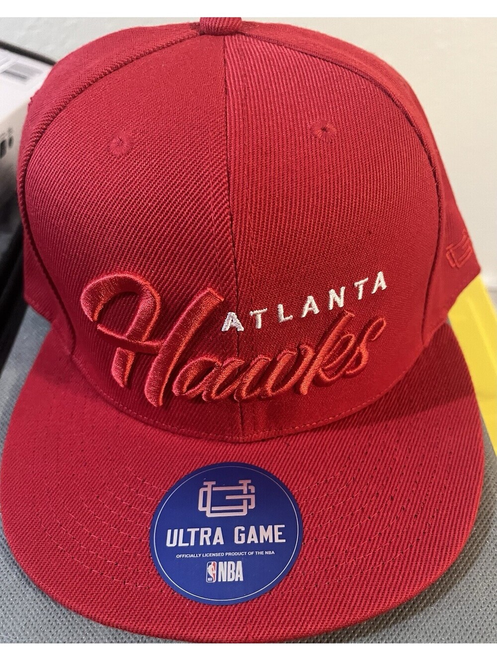 New Ultra Game NBA Atlanta Hawks Snapback Hat Retail $40